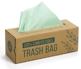 bolsos de basura abonablees plásticos biodegradables amistosos del eco, bolso impreso biodegradable abonable de la donación de la caridad