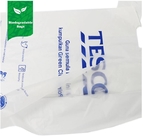 Bolso abonable biodegradable de la manija de PBAT, bolso práctico abonable, manija cortada con tintas, suavidad, bolso de basura abonable de la manija