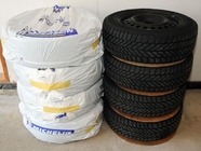 neumático plástico de repuesto de las bolsas de asas del almacenamiento del neumático de coche que empaqueta el escudete disponible del tamaño de encargo