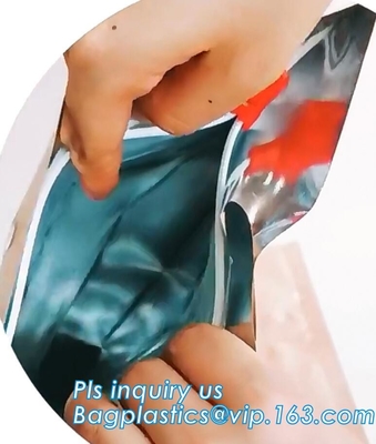 El olor impermeabiliza 7 Mil White Mylar Bags, recicla el bolso del papel de aluminio de la cremallera de la prueba del olor/el bolso del papel de aluminio/la categoría alimenticia laminados