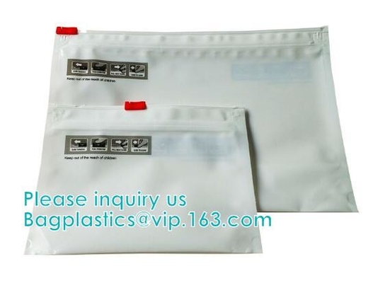 El polvo del té de la bolsa de la infusión de hierbas de la bolsa del Biohazard se levanta el bolso con la cremallera, bolsa de la medicina herbaria con Zip lockkk