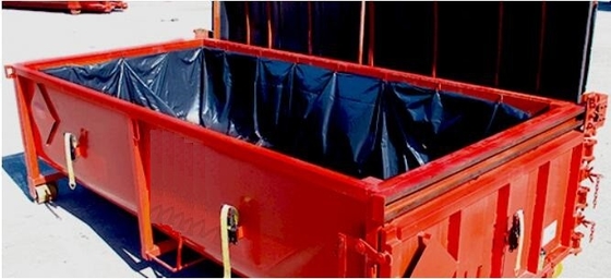 envase tejido lagrge adicional del contenedor del lazo del PE trazadores de líneas del envase del contenedor del negro del lazo de 20 yardas para el bagplastics