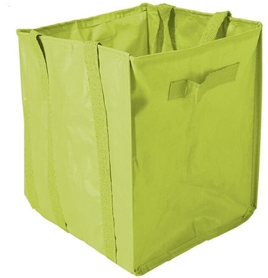 El almacenamiento reutilizable resistente de la extra grande empaqueta los cubos de los compartimientos de las cajas de almacenamiento del bolso que llevan w/Zipper de la mochila móvil del cierre