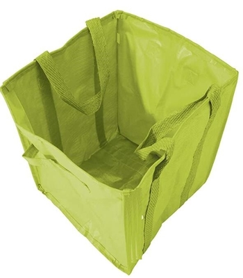 El almacenamiento reutilizable resistente de la extra grande empaqueta los cubos de los compartimientos de las cajas de almacenamiento del bolso que llevan w/Zipper de la mochila móvil del cierre