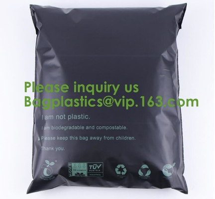 Mensajero de envío postal Bags del Uno mismo-sello de la prenda impermeable del bolso de maíz del almidón del correo del bolso del sobre biodegradable abonable de Eco