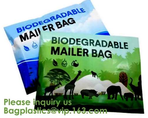 Sobres plásticos de envío del anuncio publicitario del bolso del sobre de las taleguillas abonablees del franqueo que envían el mensajero