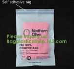 La maicena biodegradable biodegradable 100% del PLA de Bolsas empaqueta la ropa abonable que empaqueta con el sello auto-adhesivo