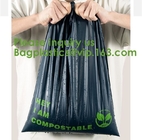 El almidón de maíz de la bolsa de la ropa envuelve a los anuncios publicitarios de envío biodegradables de Eco del poste del 100% que envían fuentes naturales de los bolsos de la entrega