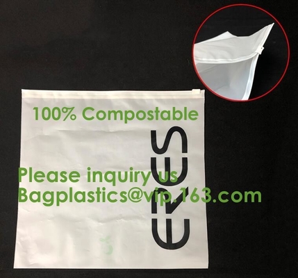 Bolsos respetuosos del medio ambiente del congelador, bolsos que se puede volver a sellar, resistente, biodegradable, reutilizables, sello del resbalador, cerradura de la cremallera