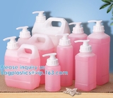 Envase plástico del jarro del cuadrado, manija plástica de Juice Bottle Milk Bottle With del HDPE grande del galón para el agua de las bebidas
