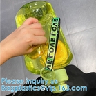 Botella de agua amistosa del eco plástico grande de la capacidad del jarro de los deportes del gimnasio de la aptitud de las botellas de agua con Straw Drinking