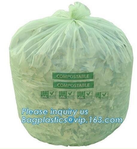 Los residuos orgánicos biodegradables de la colección de basura de la cocina empaquetan/bolso de basura abonable