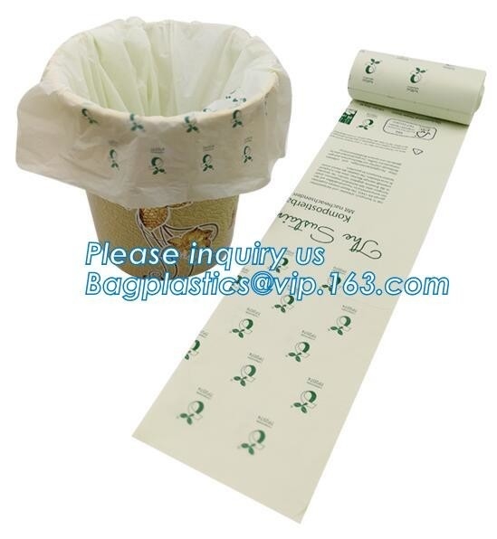 El bolso que hacía compras biodegradable plástico del portador abonable del chaleco del 100% con EN13432 certificó, los bolsos abonablees para Superma