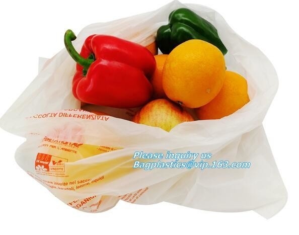 El hogar ASTM D6400 del estiércol vegetal de la AUTORIZACIÓN de EN13432 BPI certifica el 100% barato abonable que las frutas biodegradables empaquetan, fruta vegetal Rol