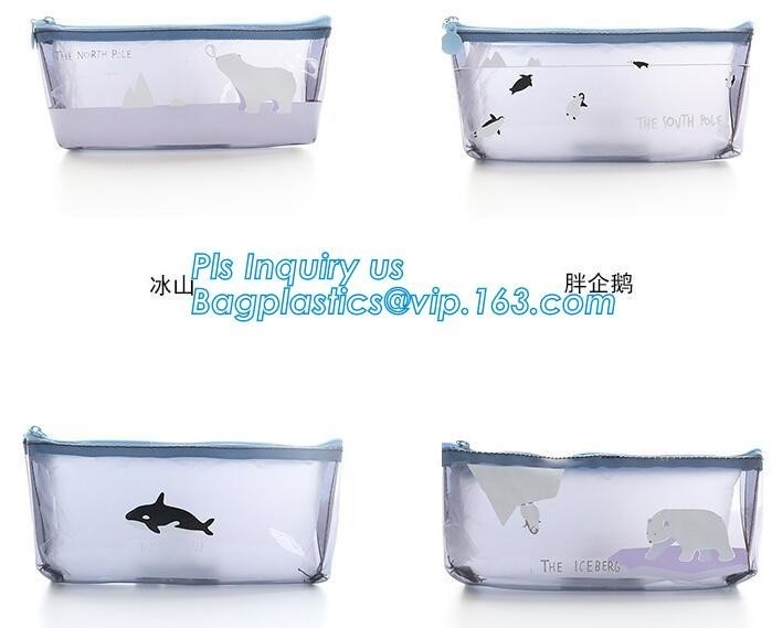 bolsos del envase de plástico del pvc del vinilo con el cierre de Zip lockkk de la cremallera del resbalador, bolsa de la cremallera del pvc del vinilo, zi negro de la cremallera del resbalador del color