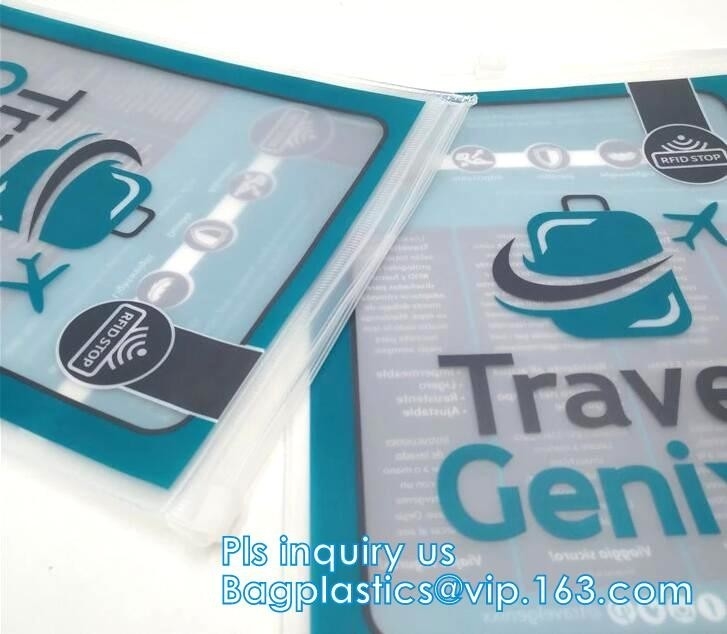 el bolso cosmético del viaje del resbalador de la cremallera, bolso del paquete de la materia, cremallera cosmética transparente promocional del resbalador del bolso del PVC empaqueta claramente