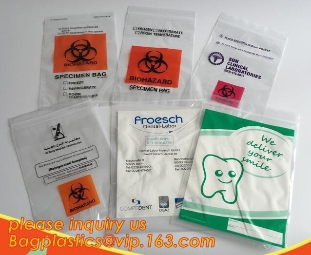 las píldoras de las tabletas que empaquetan el bolso, cremallera médica polivinílica de la droga del bolso de Zip lockkk del dispensador empaquetan los bolsos reconectables, minuto médico del bolso de la cremallera