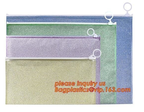 Bolso de pintura de la bolsa de los efectos de escritorio de la caja de lápiz, organizador Bag Pen Bag School Office Sup del almacenamiento de los efectos de escritorio de la caja de lápiz del brillo