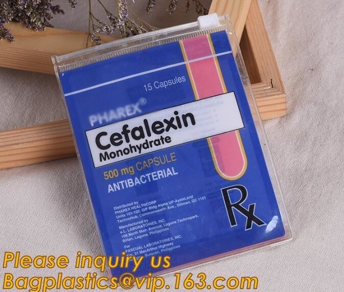 Bolso con la cerradura de la cremallera, bolso de cuero modificado para requisitos particulares fábrica del fichero de documento del PVC del plástico transparente del tamaño A5 del documento del logotipo A3 A4 A5 A6 de China