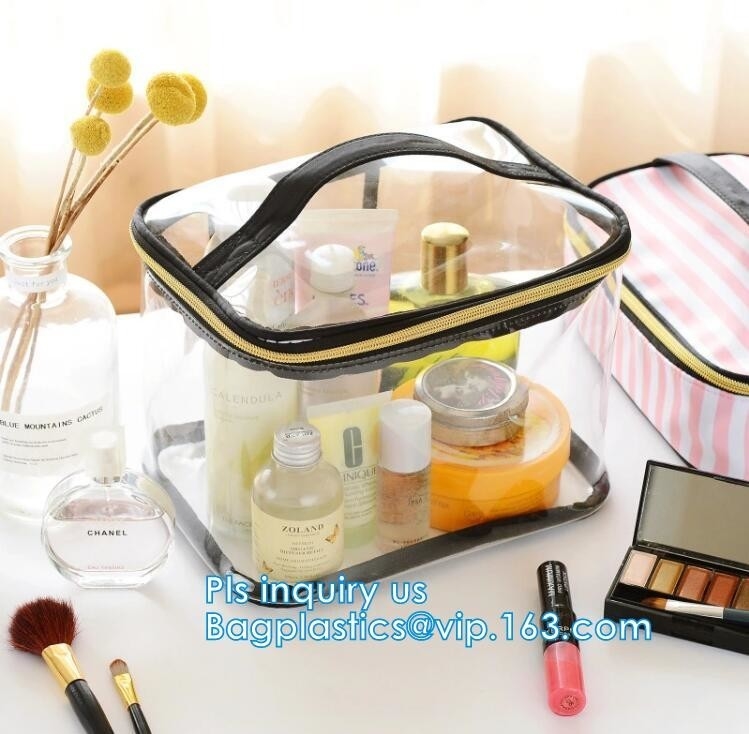 El bolso de compras del comprador de Tote Bags del claro del PVC, bolso que hacía compras plástico grande del pvc, Matte Glossy Eco Laminated Customized dirigió