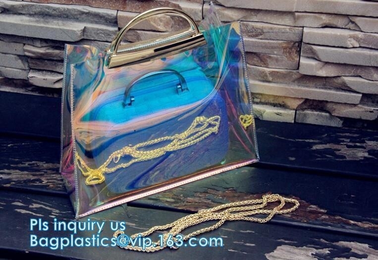 bolso del pvc de la moda de las señoras, bolsos Tote Beach Handbags, bolso Tote Bag, mujeres bolso, bolso de las mujeres del PVC de las mujeres del PVC de la playa del PVC