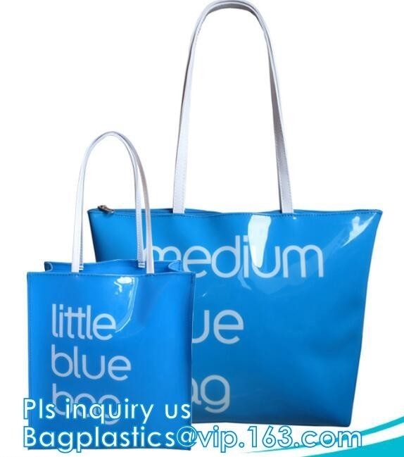 bolso transparente del totalizador del PVC de la moda del bolso del laser del verano con la cadena, bolso transparente impermeable con Cosm