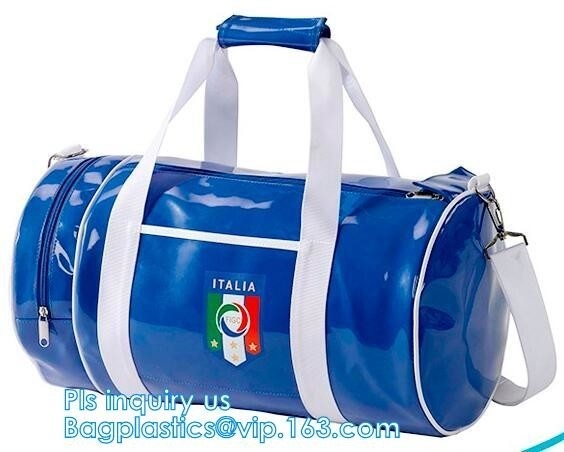 El bolso impermeable plástico con la cremallera, bolso del viaje del PVC del retrete con la cremallera para el viaje, cáscaras forma el viaje de nylon de la bolsa de la cremallera
