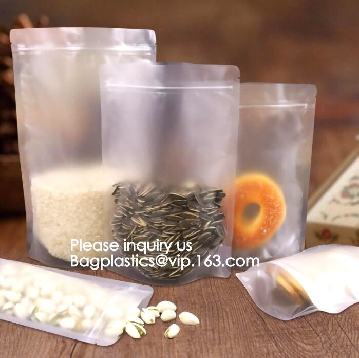 Bolsita de té vacía modificada para requisitos particulares respetuosa del medio ambiente biodegradable del vacío del papel de aluminio de la bolsa de la situación de Eco para arriba para el bocado
