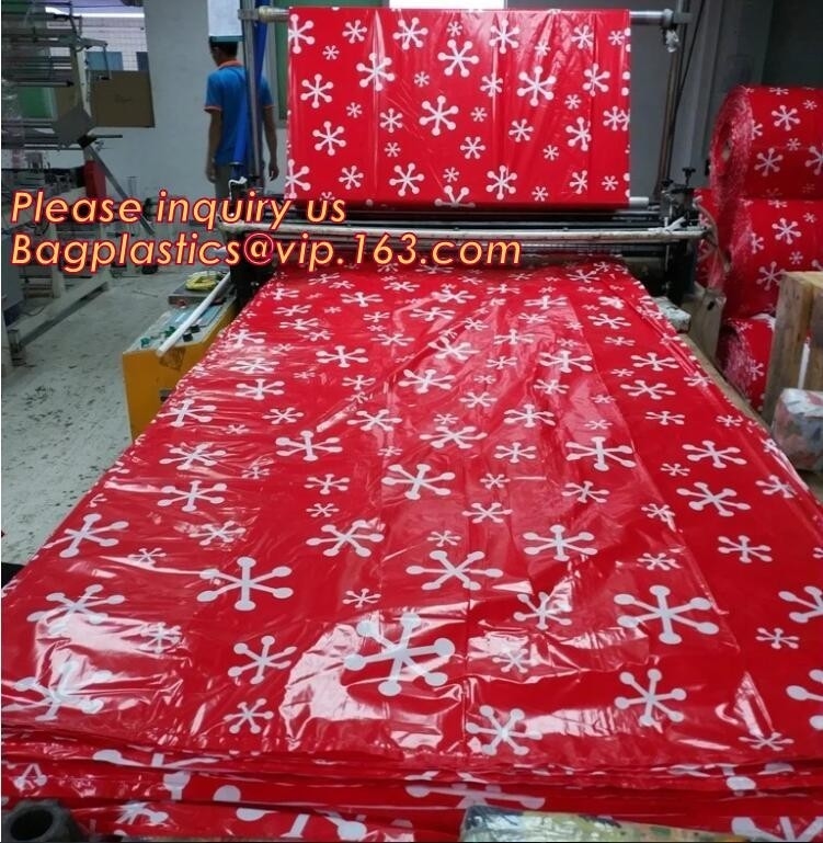bolso gigante para los presentes que embalan, 35" del regalo de la moda del Año Nuevo bolso afortunado del regalo gigante de la Navidad de la tela del saco del X.25” Papá Noel en bulto