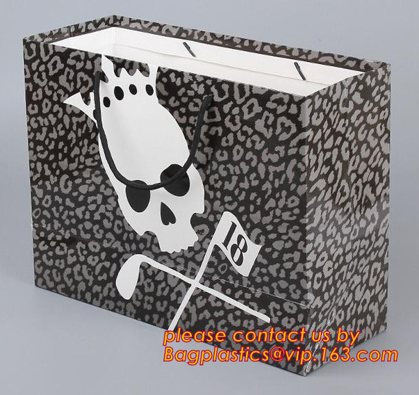 Bolsa de papel robusta reutilizable de lujo del portador de la impresión de la pantalla para hacer compras, bolsa de papel de lujo del portador con la manija plástica y el riv