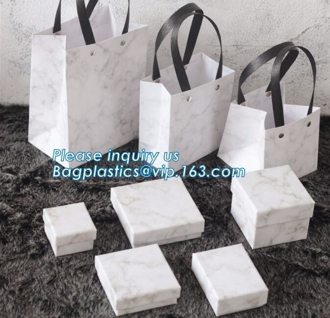 Bolso que hace compras de papel modificado para requisitos particulares de la flor de Brown Kraft con la manija del logotipo y de la cinta, imprimiendo el papel calificado del regalo de la flor del almacenamiento
