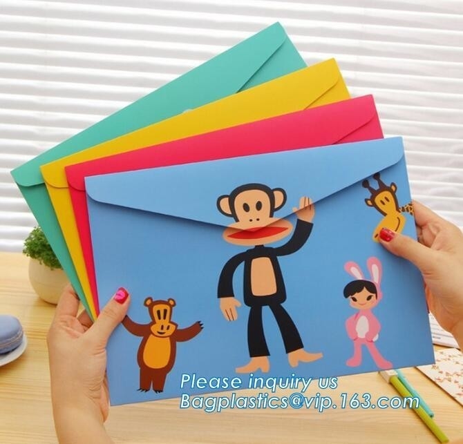 sobre teñido de papel al por mayor del correo del regalo para el papel de Brown Kraft del vintage de la celebración, del diseño y de la impresión que empaqueta Envel
