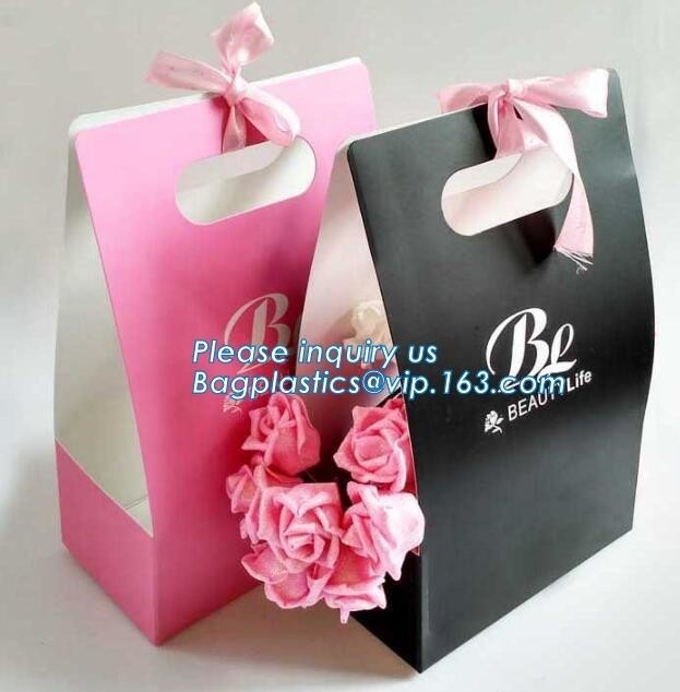 ¡Diseño libre!! ¡Muestra libre!!! muestra clara f de los bolsos de la ventana del regalo de la ventana de la bolsa de la flor de papel de la tarjeta del día de San Valentín transparente de la bolsa