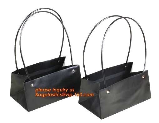 manija plástica de encargo del bolso de compras del bolso del regalo de los pp, la bolsa de plástico promocional helada material de los PP del bolso del regalo de los PP con el logotipo de encargo