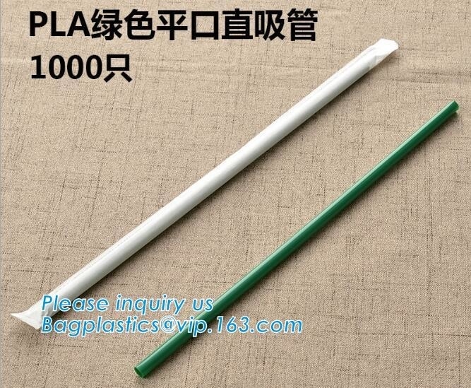 PLA abonable plástico disponible de Straw Biodegradable Flexible que bebe a Straw Wholesale, comp biodegradables respetuosos del medio ambiente
