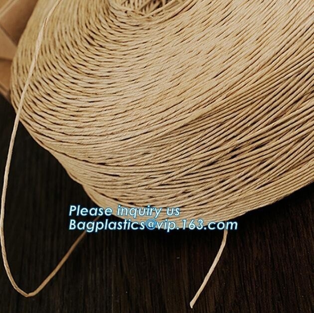 Rollo fuerte negro/natural/grisáceo de la cuerda del arte de la guita del yute del Multi-uso de la secuencia del jardín, 30 cordones /Wedding de la secuencia de la cuerda de M/Crafts