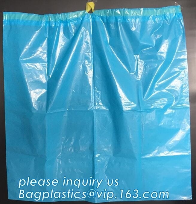 Bolsos infecciosos del biohazard inútil clínico de los bolsos de STRATRING, bolso de basura del eco del biohazard del PE, las bolsas de plástico disponibles médicas