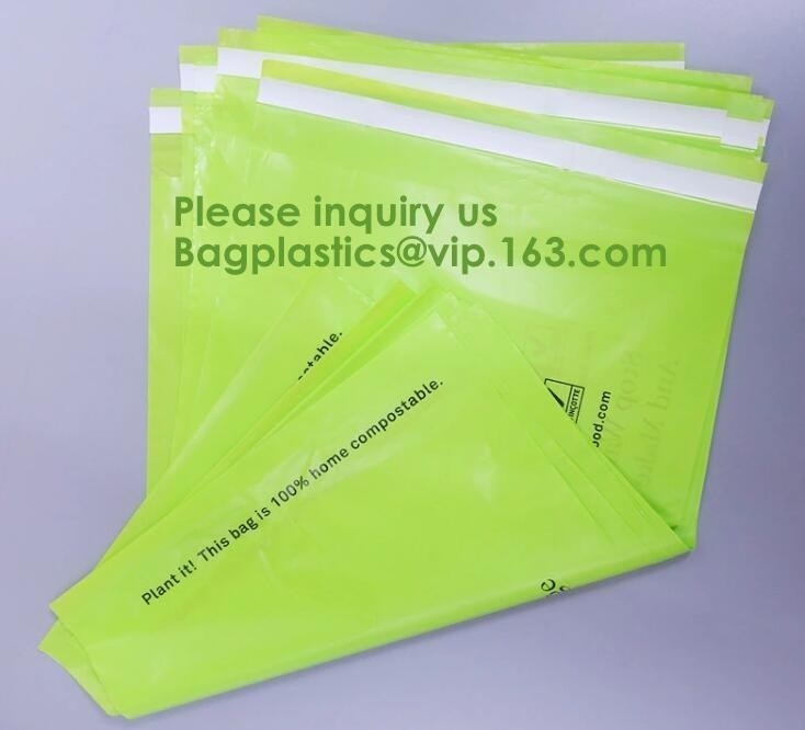 La maicena hizo envío abonable biodegradable el bolso de envío plástico anuncio publicitario de encargo de la burbuja los anuncios publicitarios polivinílicos los bagplas del bagease