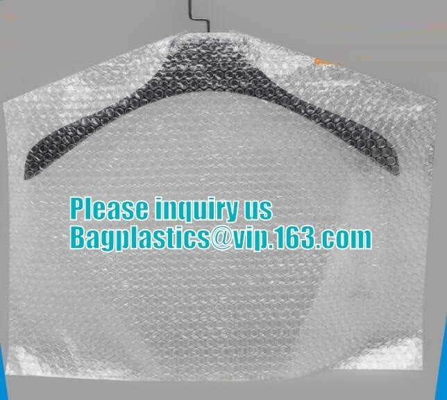 El BOLSO de BURBUJA de la limpieza en seco, hecho en bolso respetuoso del medio ambiente plegable de empaquetado de la limpieza en seco del portatraje del viaje de China mini PROTEGE