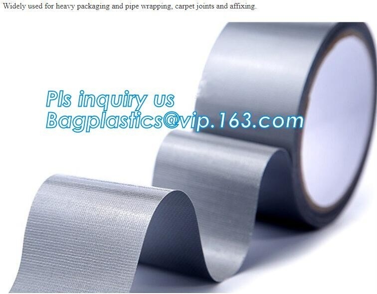 Cinta aislante de la alfombra, cinta aislante de plata del PVC de la fontanería del grado que se une a del lacre fuerte profesional de la reparación bagplastics de 48M M de los x 30M