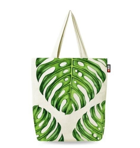 el logotipo de encargo imprimió la bolsa de asas larga de la lona del bolso del algodón del calicó de la manija, handl reutilizable de la bolsa de asas de la lona de la bolsa del paño de algodón de largo