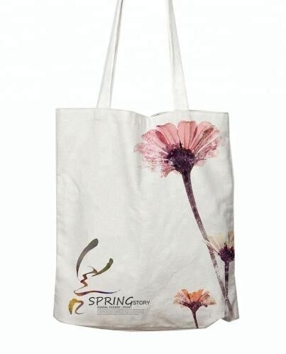 Bolso orgánico de encargo de la manija del bolso del algodón que hace compras, el último 100% bolso de compras popular de la manija del algodón, correas largas ha del algodón del yute