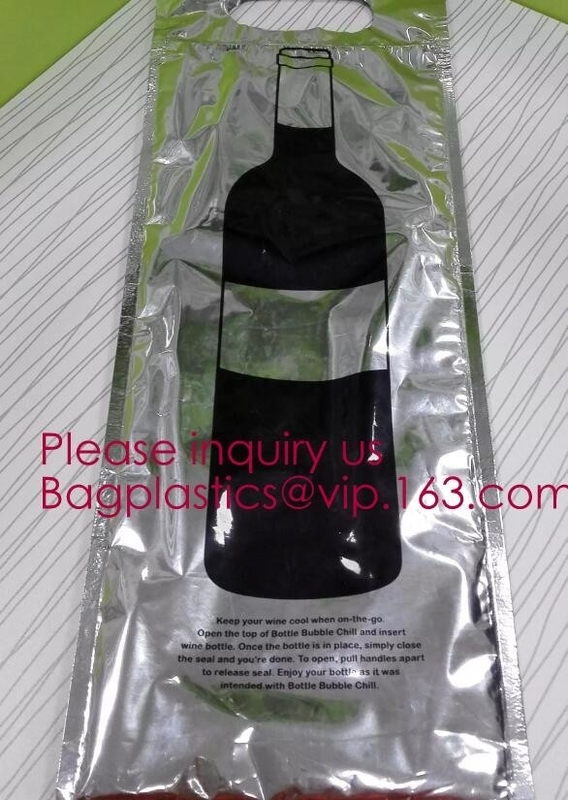 El paquete del vino, portador del vino, carrPromotional del vino aisló el papel de aluminio negro de la capacidad grande Tote Lunch Picnic Cooler Bags
