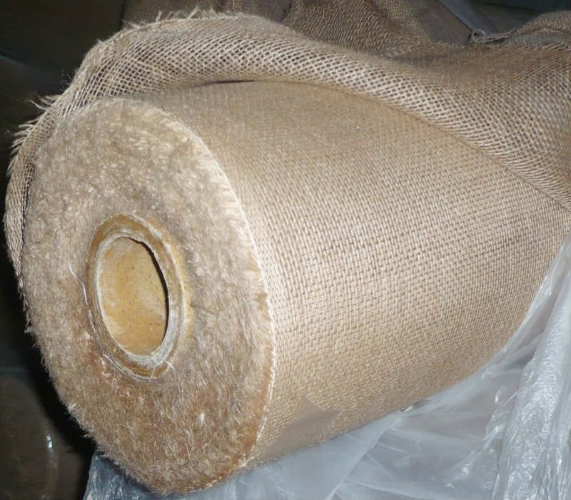 anchura 5meter de los 5cm cada tela decorativa del yute del cordón del rollo, rollo al por mayor modificado para requisitos particulares de /Jute del rollo de la arpillera, rollo Ju de la tela de la arpillera