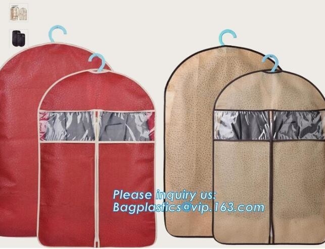la cubierta tejida los pp de la ropa, portatrajes no tejidos, bolsos del traje, cubierta del traje, guardapolvo, bolsos de ropa no tejidos de la cremallera, viste