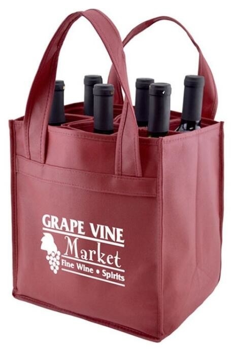 El polipropileno promocional de encargo de la tela del totalizador de las compras del vino laminó el bolso no no tejido, fabricante de la laminación wo de los pp
