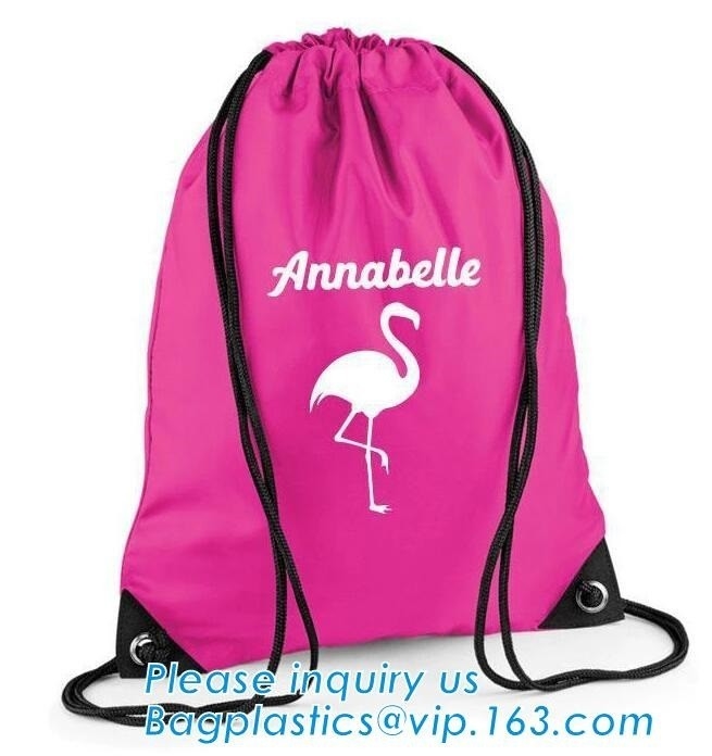 El bolso de lazo del tejido de poliester /advertising tira del arreglo para requisitos particulares BAGEASE del bolsillo del hombro de /nylon del bolso del paño de la mochila de la cuerda