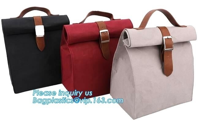Du Pont Tote Promotional Tyvek Cotton Bag, bolso no tejido del correo de Tyvek, paquete del bagease del bolso de lazo del tyvek del satén del neopreno
