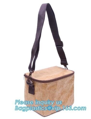 El bolso impermeable de la mochila del lazo de la mochila del tyvek de Untearable, OEM manejó el bolso de compras promocional del totalizador del tyvek, Waterproo