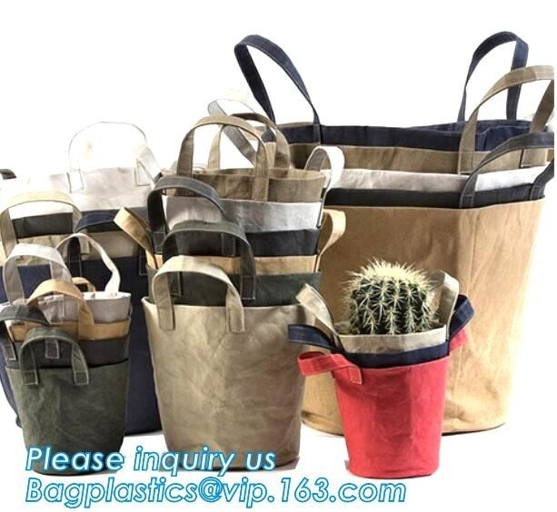 bolso que hace compras plegable del papel impermeable brillante promocional de Tyvek, cremallera de Tyvek Tote Reusable Shopping Bag With, viaje T